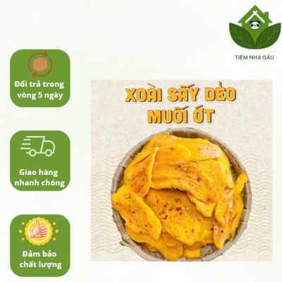 Xoài sấy dẻo muối ớt 1kg thơm ngon