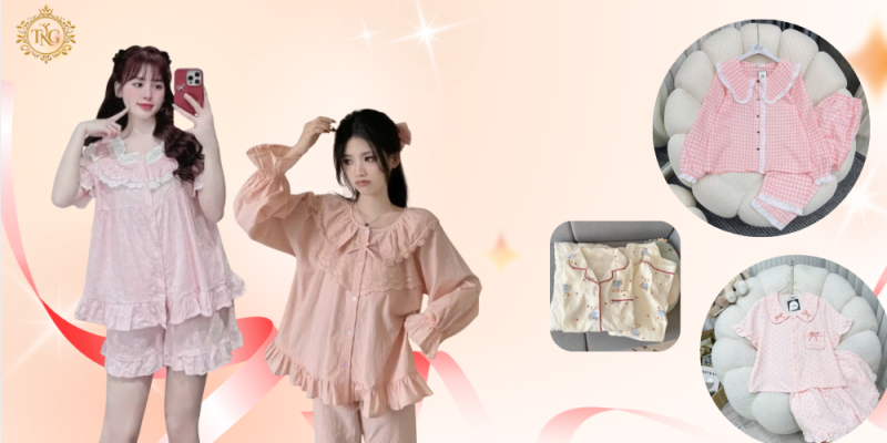 Bộ đồ ngủ nữ mặc ở nhà đẹp – lựa chọn hoàn hảo cho sự thoải mái và phong cách