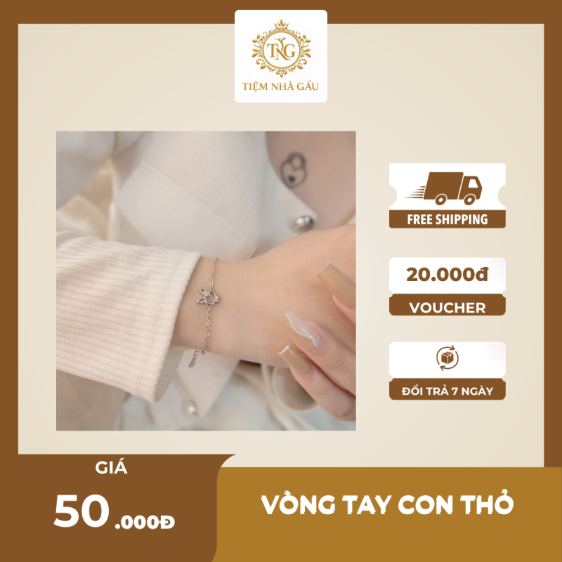 vòng tay con thỏ