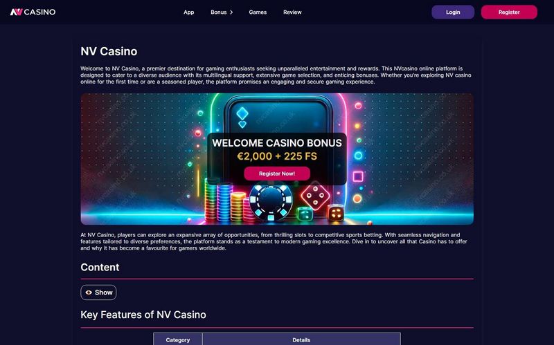 Videospilsmuligheder og software fra NV Casino Videospilsmuligheder og software fra NV Casino