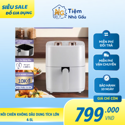 Nồi chiên không dầu dung tích lớn 4-5L