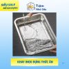 Khay inox đựng thức ăn