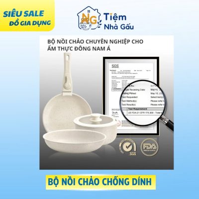 BỘ NỒI CHẢO CHỐNG DÍNH CAO CẤP