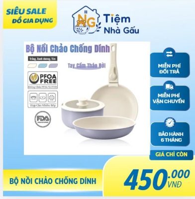 Bộ nồi chảo chống dính
