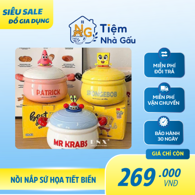 Nồi nắp sứ