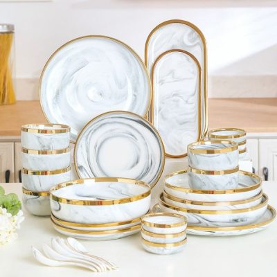 Bộ bát đĩa tặng tân gia cao cấp