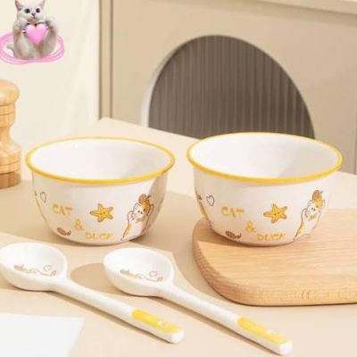 Bát sứ kèm thìa