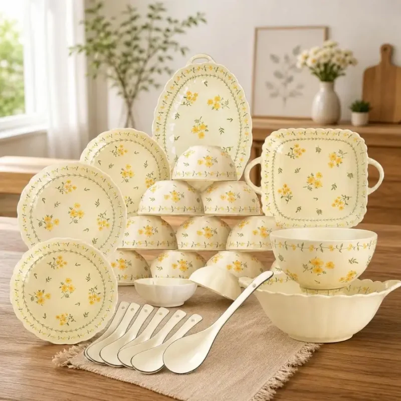 Bộ bát đĩa tân gia phù hợp với gia đình trẻ